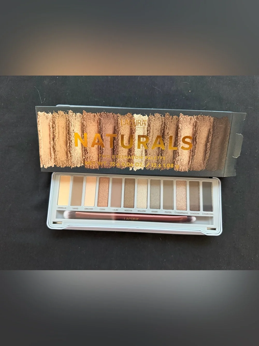 LACURA NATURALS TWO Eyeshadow Palette Collection TWO 12 Neutral Shades NIB.
